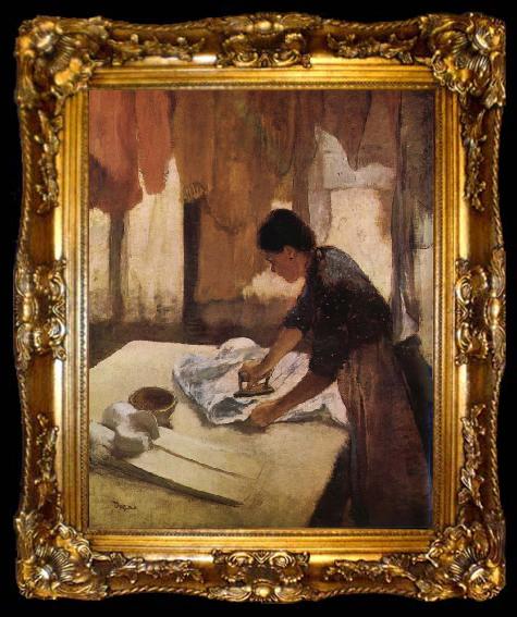 framed  Edgar Degas Worker, ta009-2